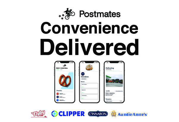 Postmates - at select locations