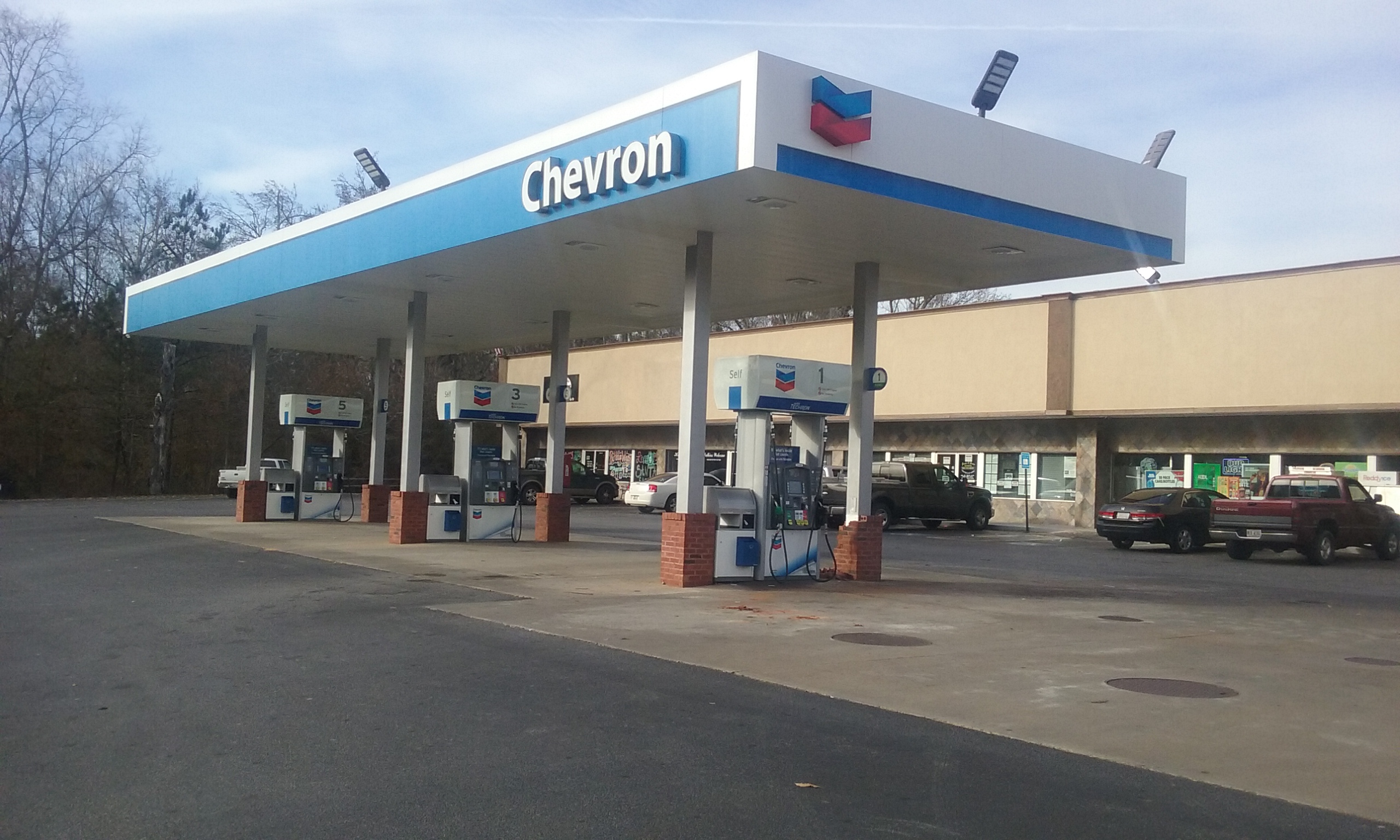 Chevron gas station
