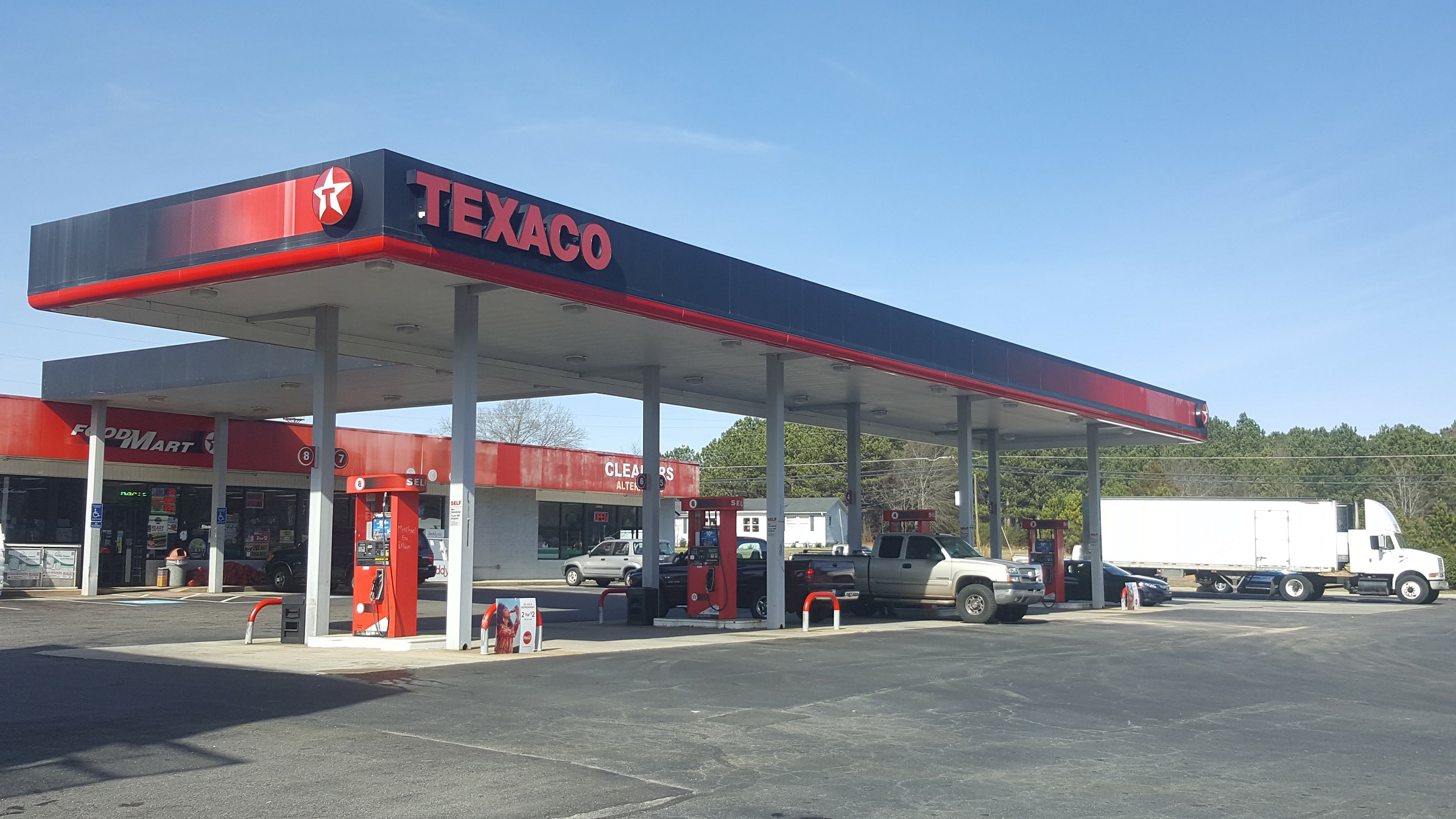 Texaco gas station